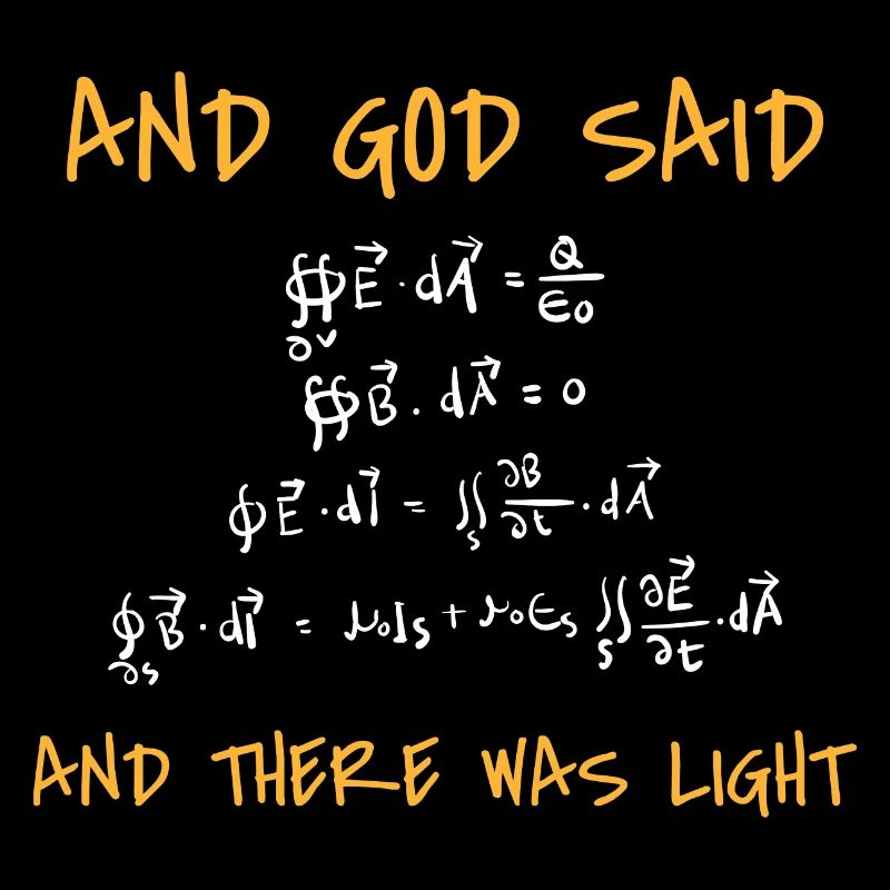 Maxwell Equation Funny Physics Joke Professor