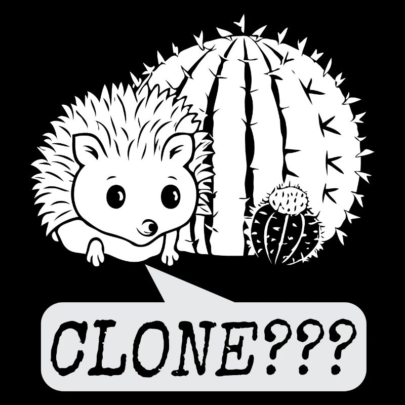 Igel Geschenkidee Kaktus Design Humor Klon
