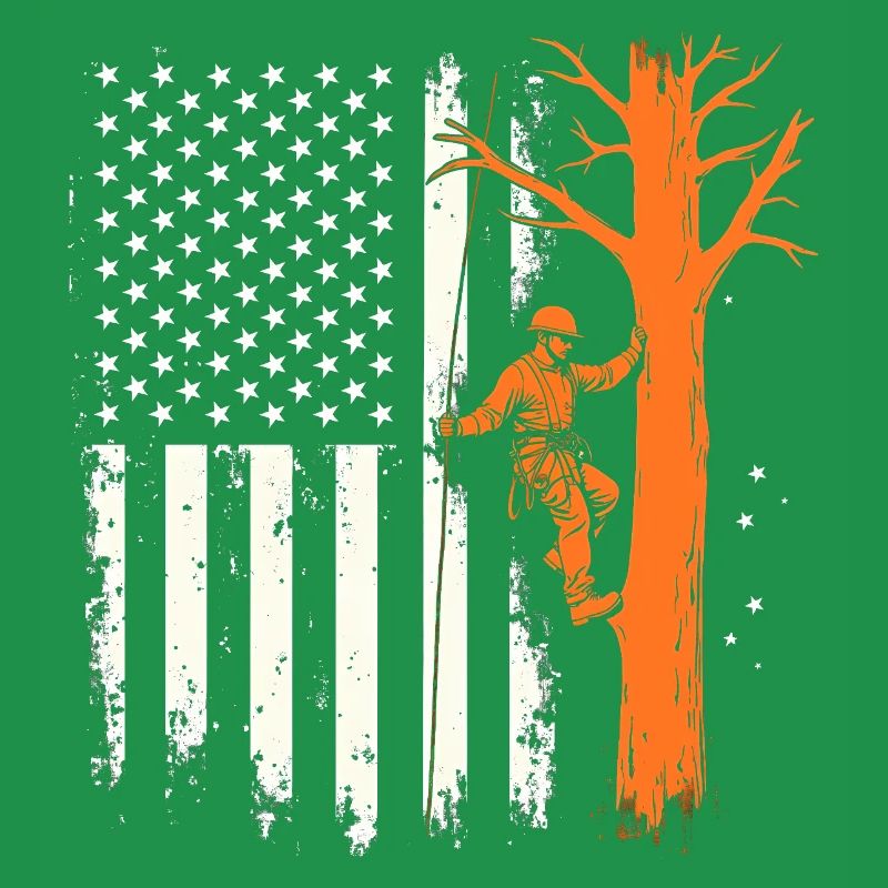 Drapeau Arboriculteur - Cadeau Unique