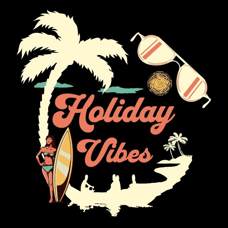 Holiday Vibes Old School Retro