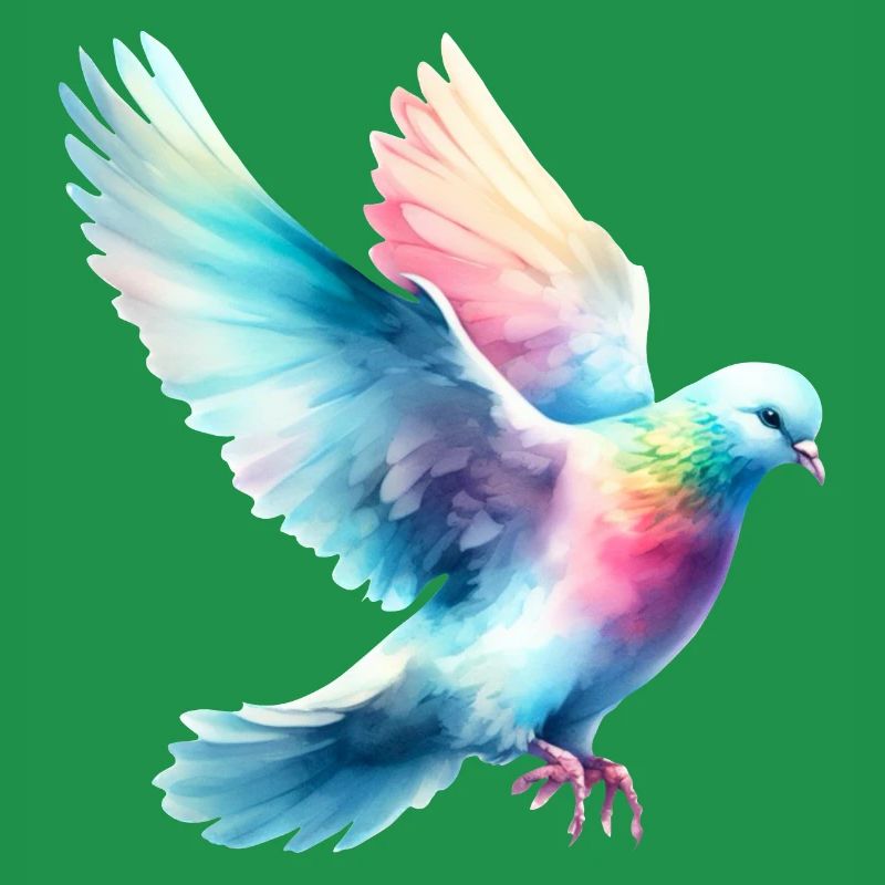 Rainbow Flight: Flying Dove