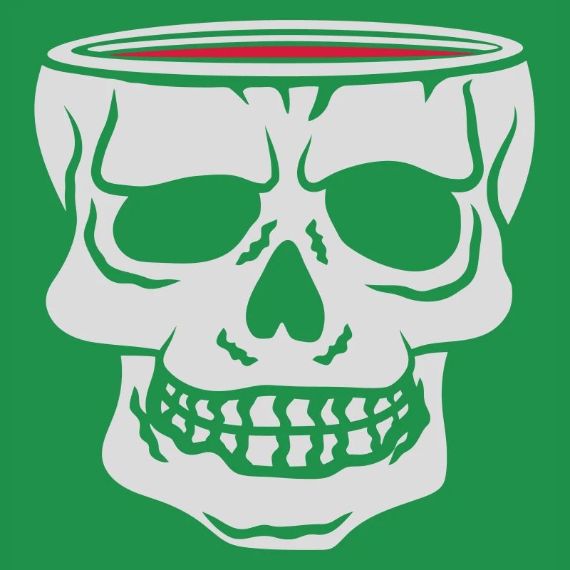 Boire Cup Skull Horror