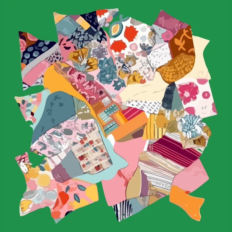 Patchwork de tissu n°2