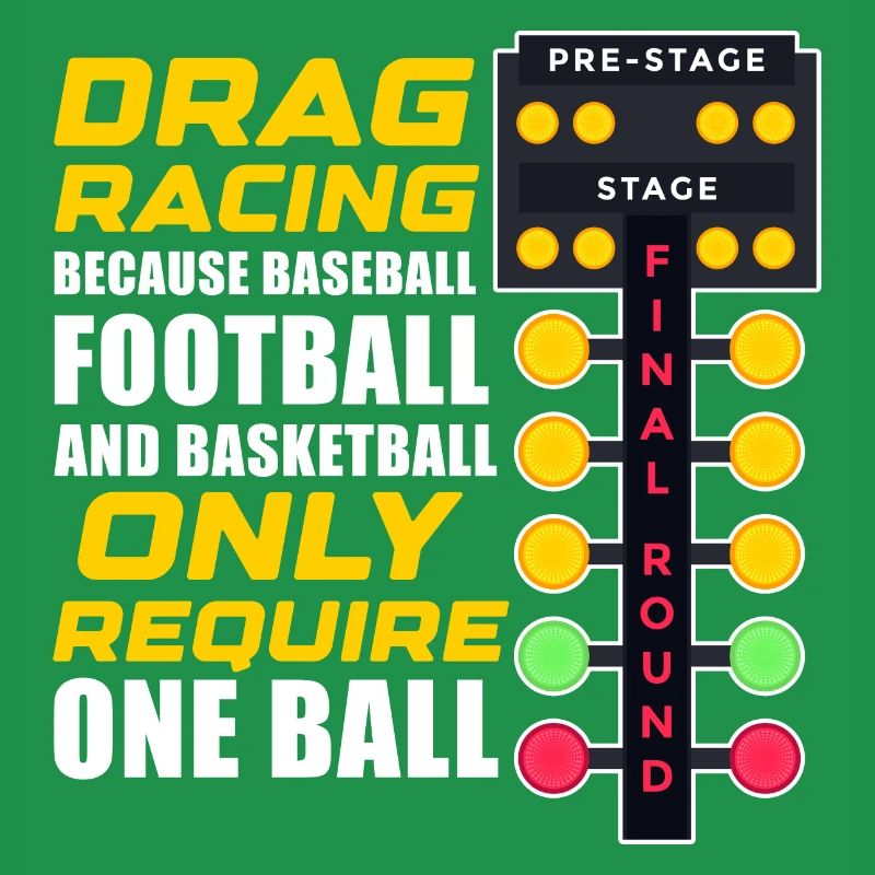 Le baseball de course de dragsters ne nécessite qu’une seule balle Conception
