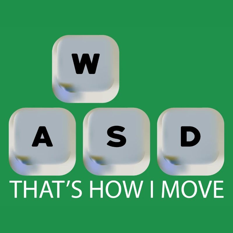 WASD Gaming Zocken Videospiel, PC, Computer