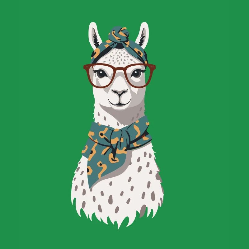 Lustiges Lama Alpaca Mutter Design