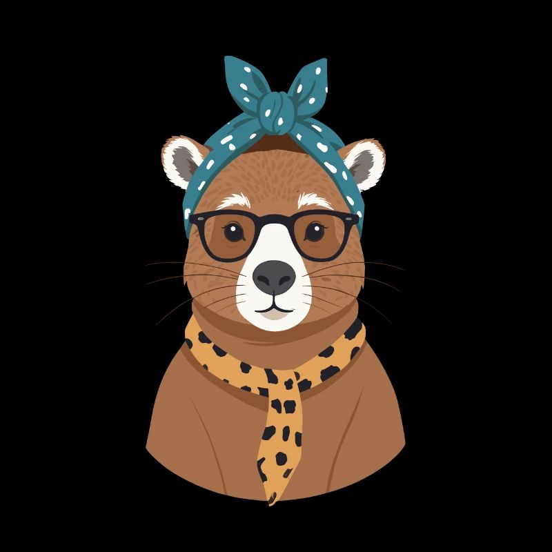 Funny Capymama Capybara Mom