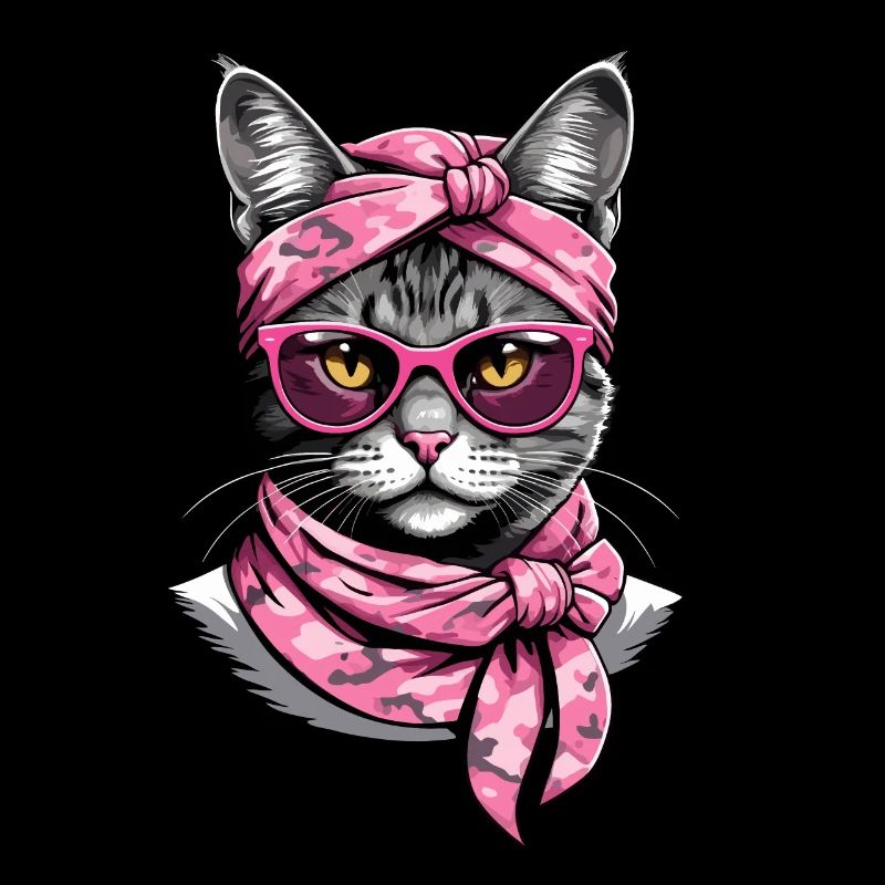 Mignon Chat Maman Cat Amant Maman Style