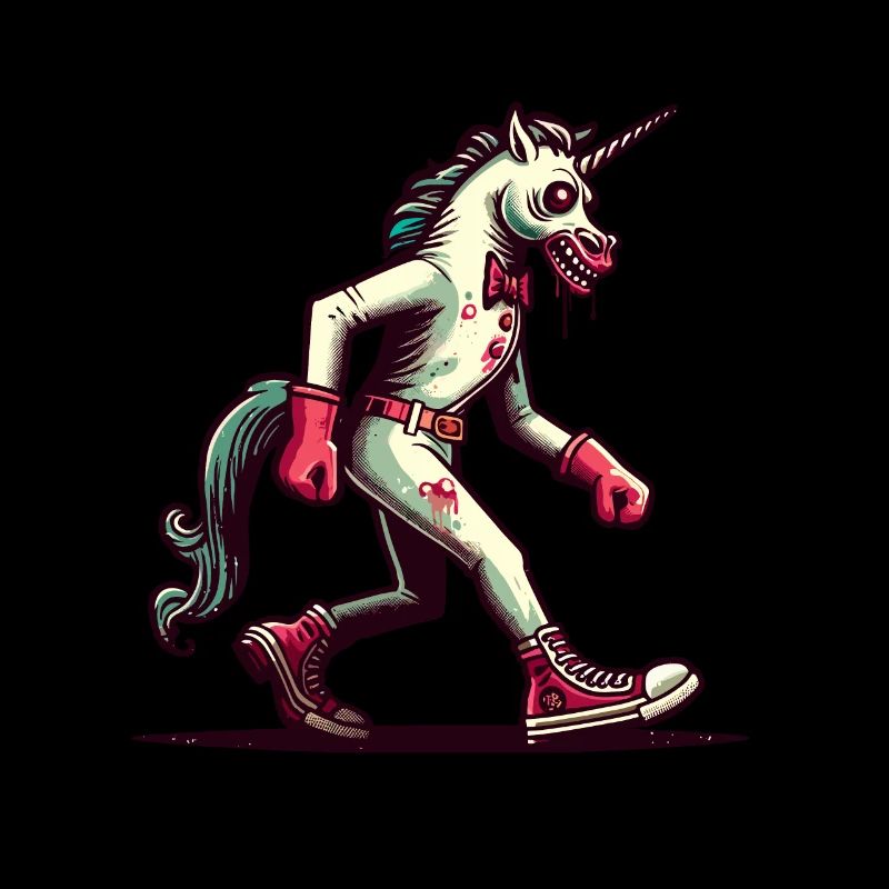 Zombie Unicorn Undead Mystical Creature