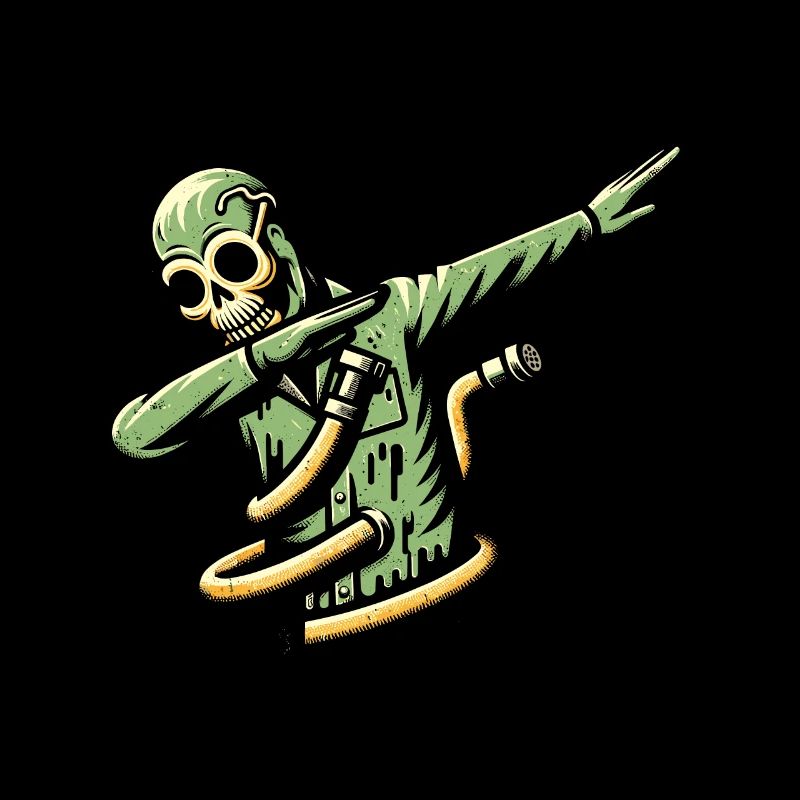 Dabbender Zombie Lustiges Dabbing Design