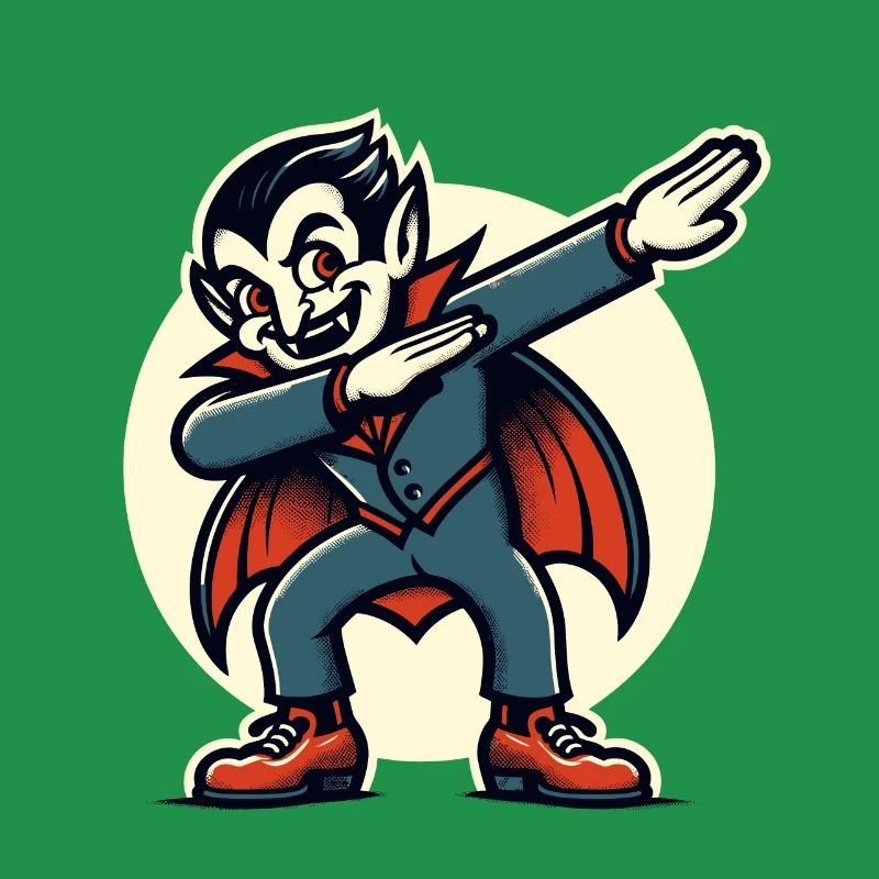 Dabbing Vampire Funny Dabbing Design