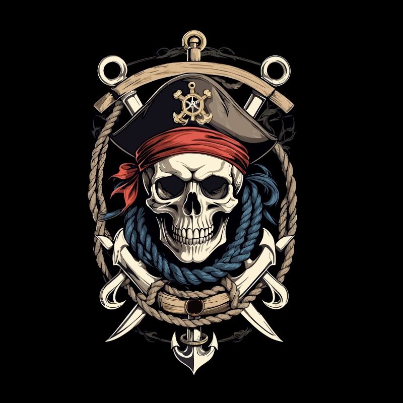 Drapeaux de pirate crâne Jolly Roger costume de pirate