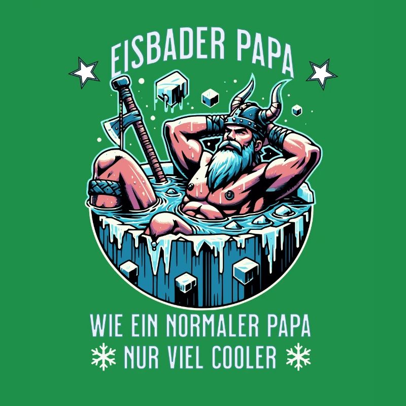Der Eisbader Papa – Eisbaden im ewigen Eis