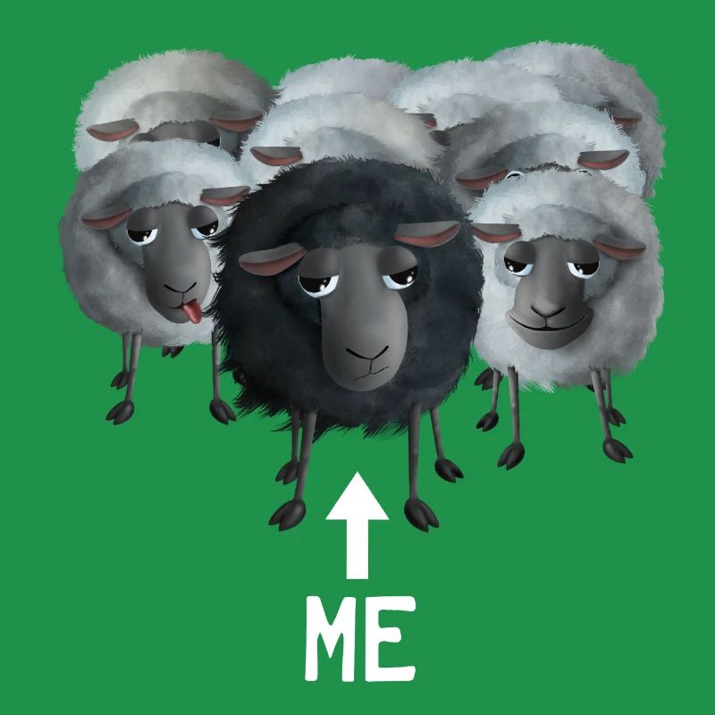 Doux mouton - moi le mouton noir