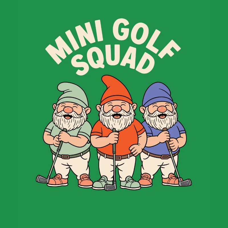 Minigolf Crew – 3 Dwarfs in Action