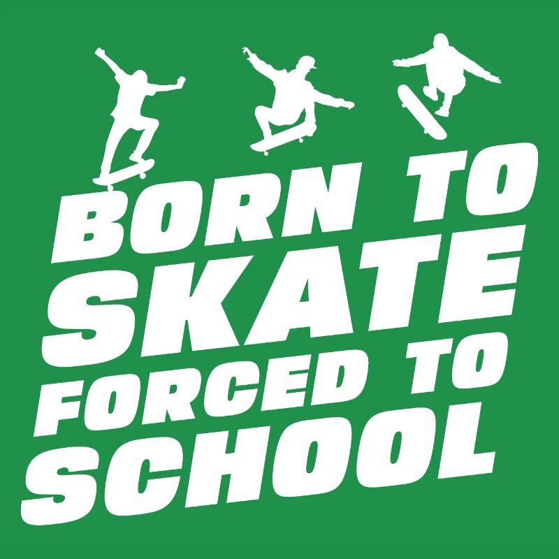 Drôle de slogan de skateboard