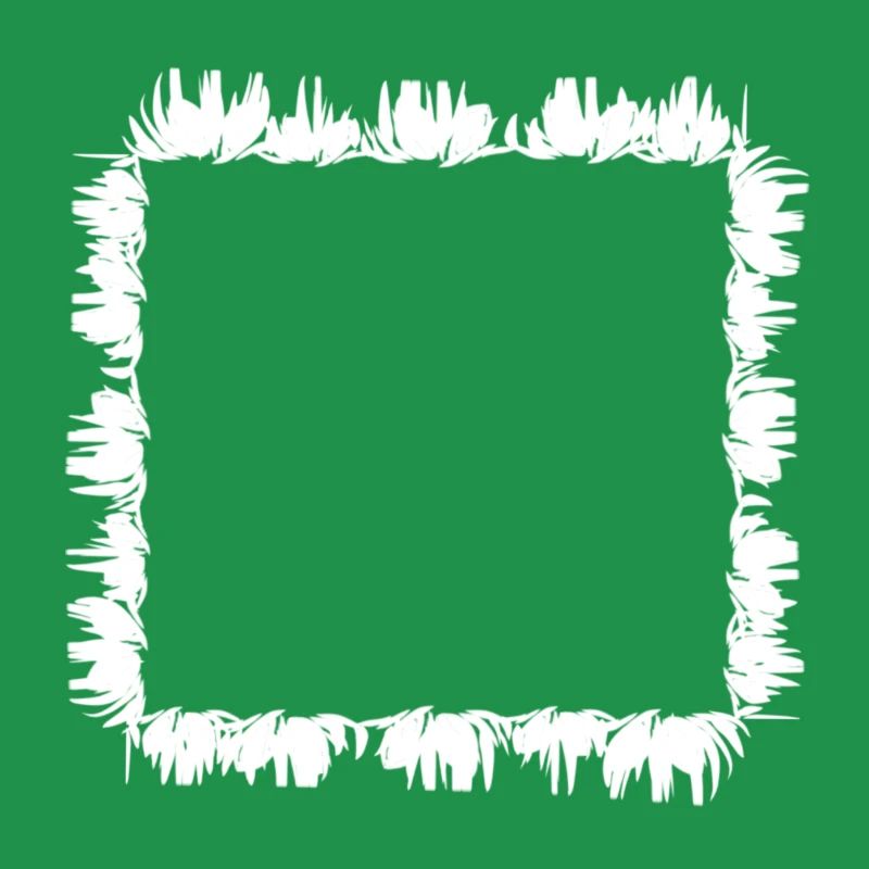 square square frame grass
