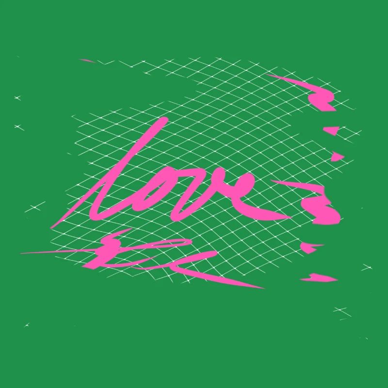 crosses pattern cross love word