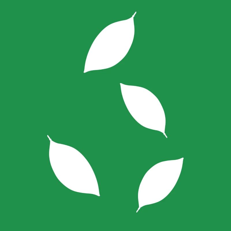 Four Leaves Leaf Icon Pattern