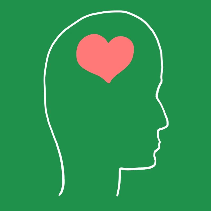 Head Profile People People Side Heart