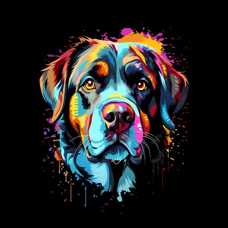 Saint Bernard Coloré