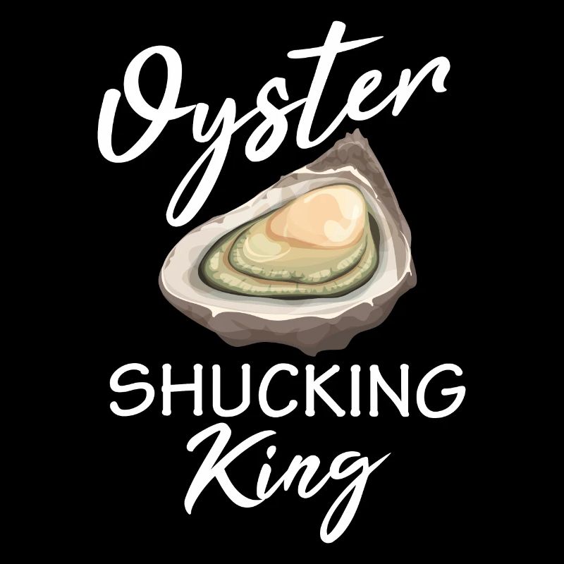 Oyster shucking King Auster Austern Muschel Meer