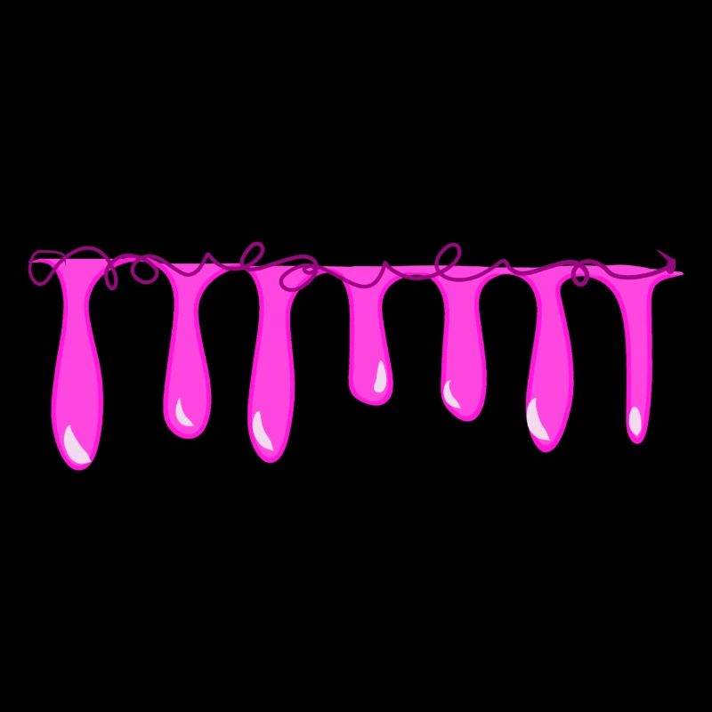 line pink slime pattern stroke halloween