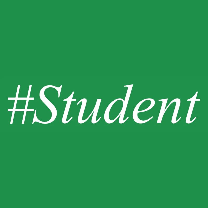 #Student Logo Blanc