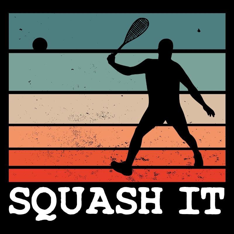 Squash it Squash Player Motif