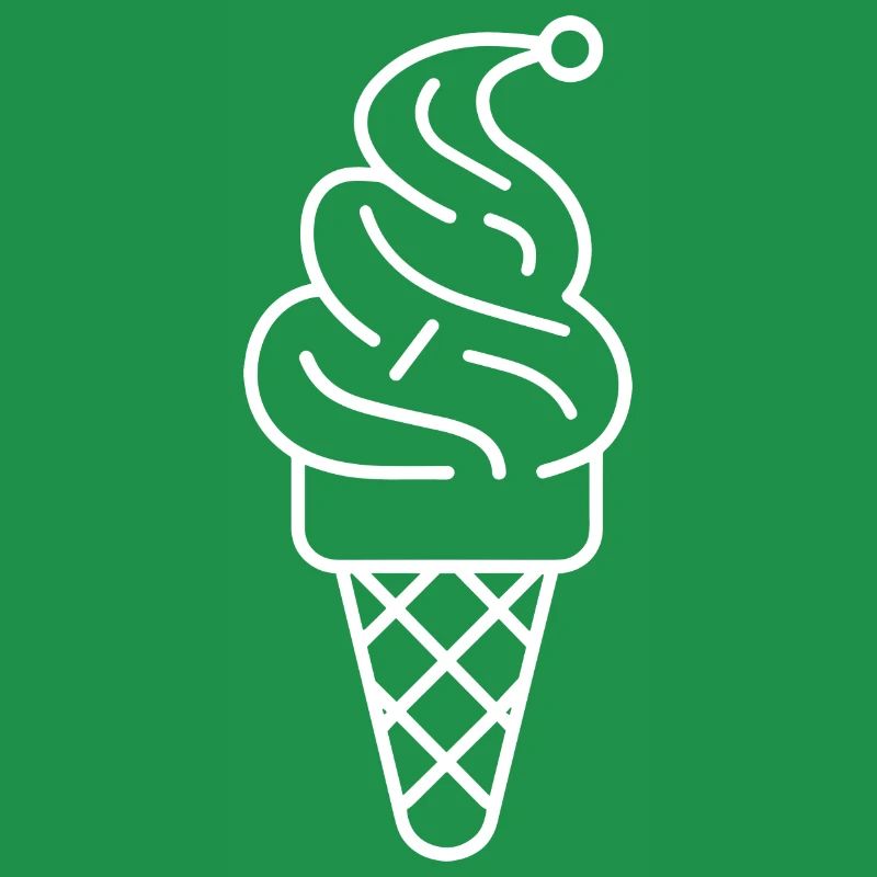 Cornet de crème glacée Dessin