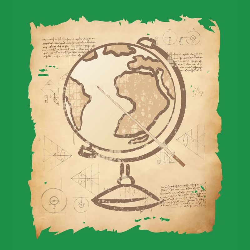 Geography - Vintage Globe & Pointer