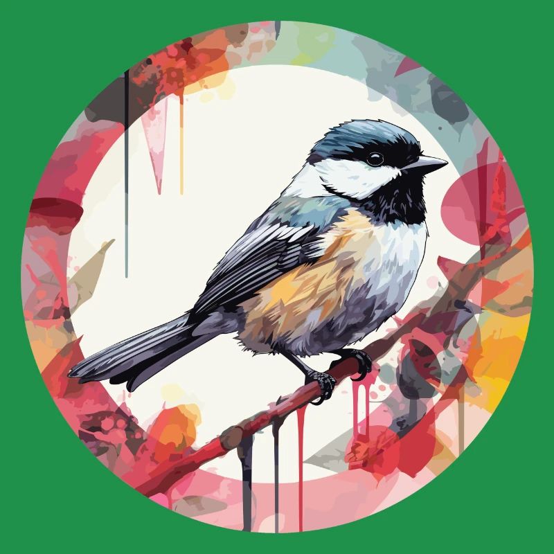 Chickadee bird