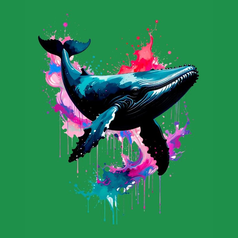 Wal, illustration,bunt,graffiti,bunt,splash