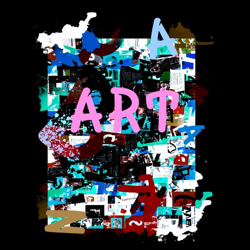 Pattern ,Pop Art , Art,Collage, Art,Newspaper, Typo
