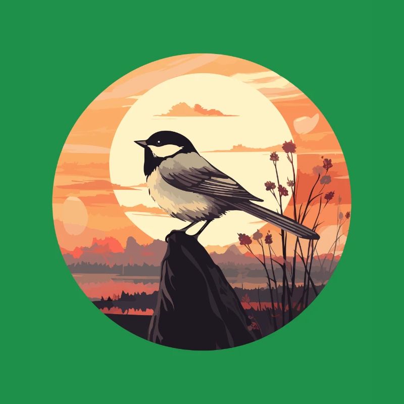 Chickadee bird