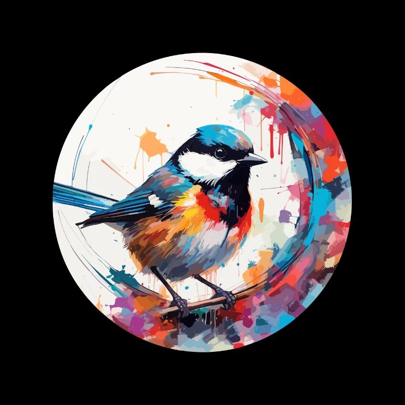 Chickadee bird