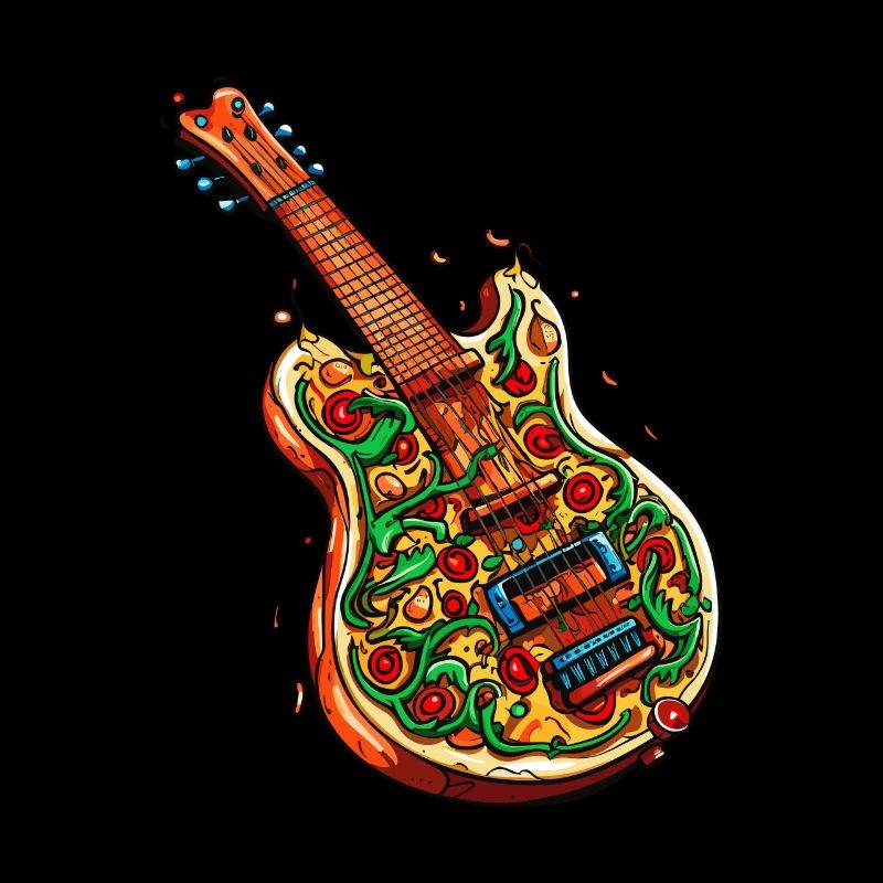 Pizza Gitarre