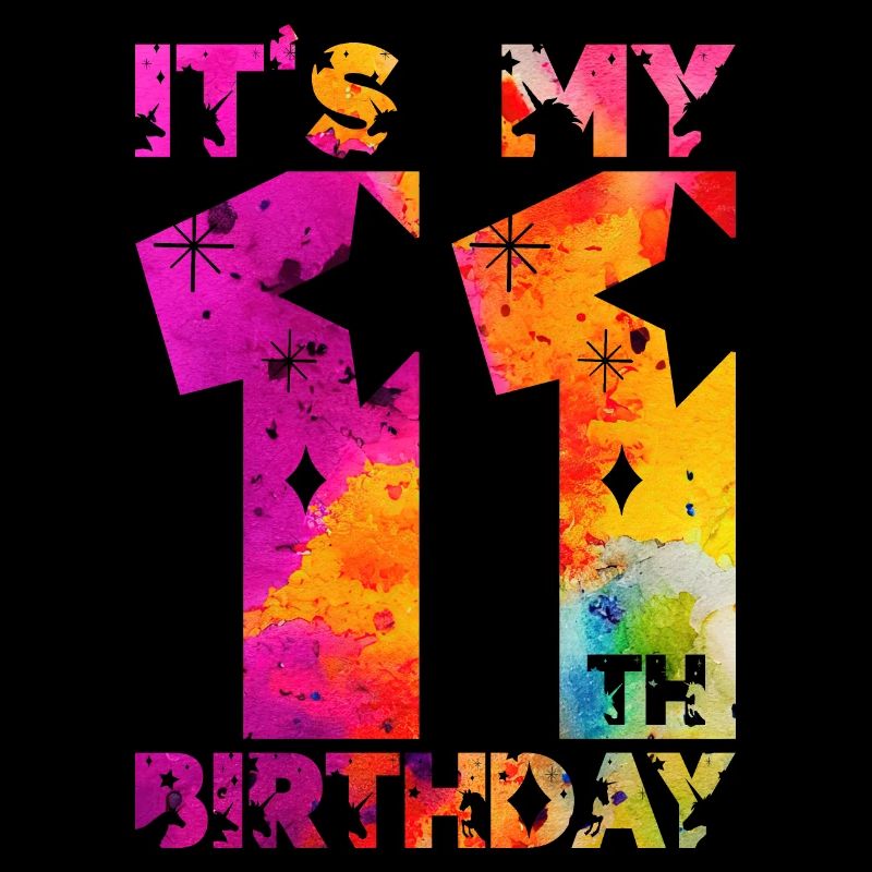 11. GEBURTSTAG EINHORN IT'S MY 11th BIRTHDAY