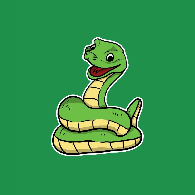 Cute Snake Python