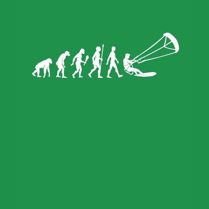 Kitesurfen Evolution Kitesurfer Geschenkidee