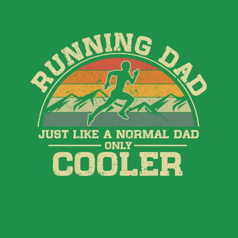 Courir papa comme un papa normal seulement plus cool