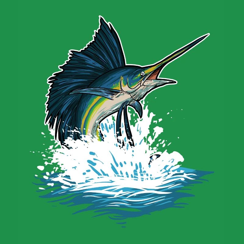 Poisson d’eau profonde Créatures marines Espadon Océan