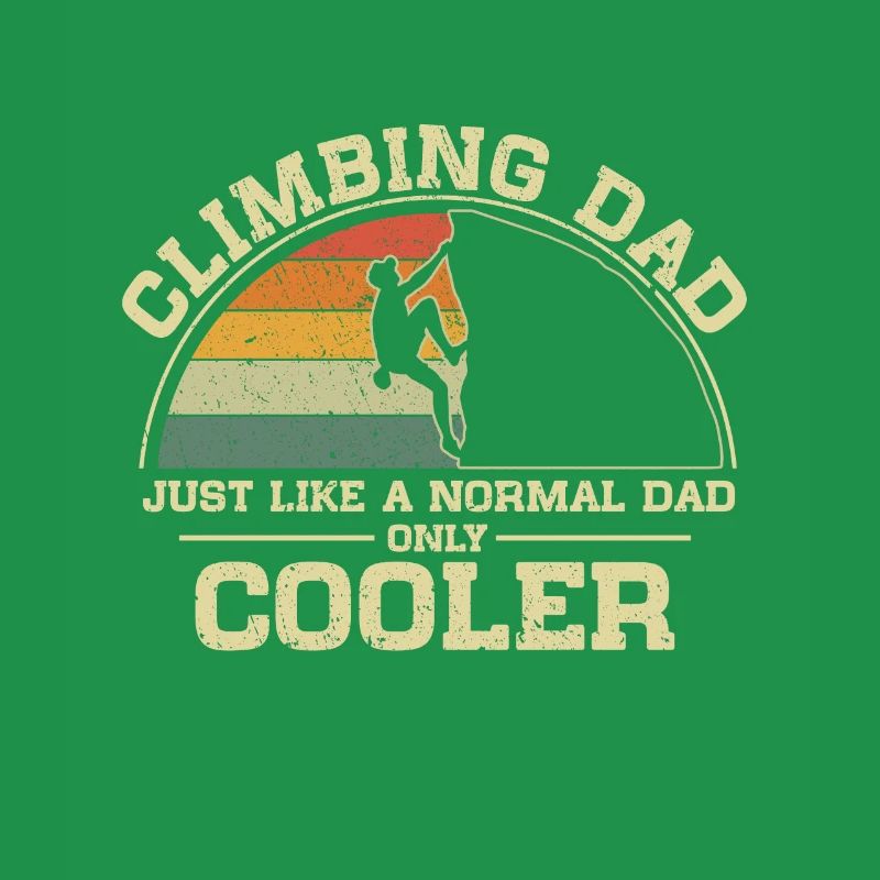 Climbing Dad Klettern Papa Vatertag Kletterer