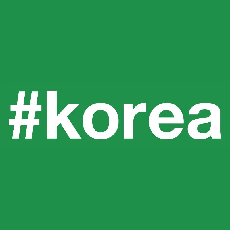KOREA Hashtag