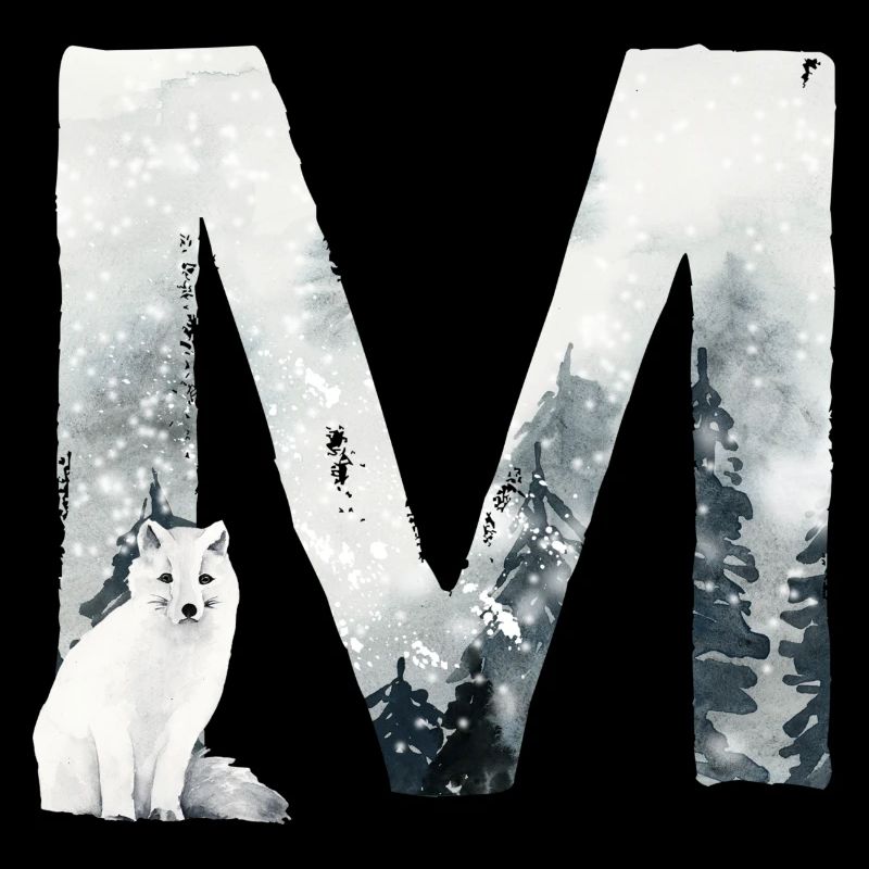 M – decorative character – winter