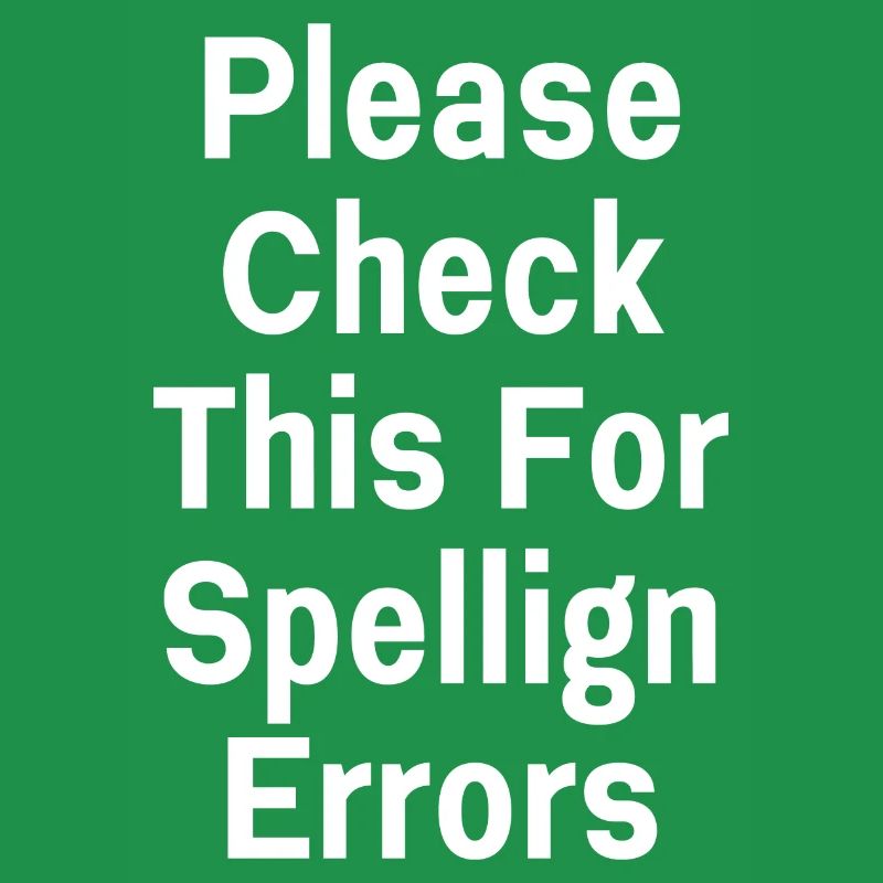 Please Check This For Spellign Errors