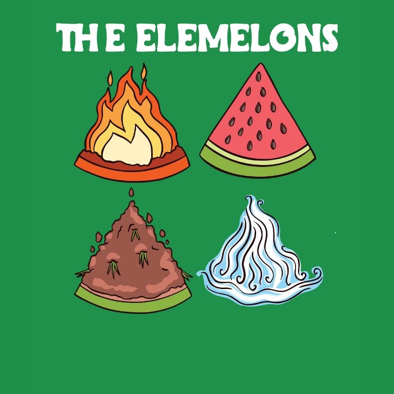 Les melons Elemelons dans les quatre éléments