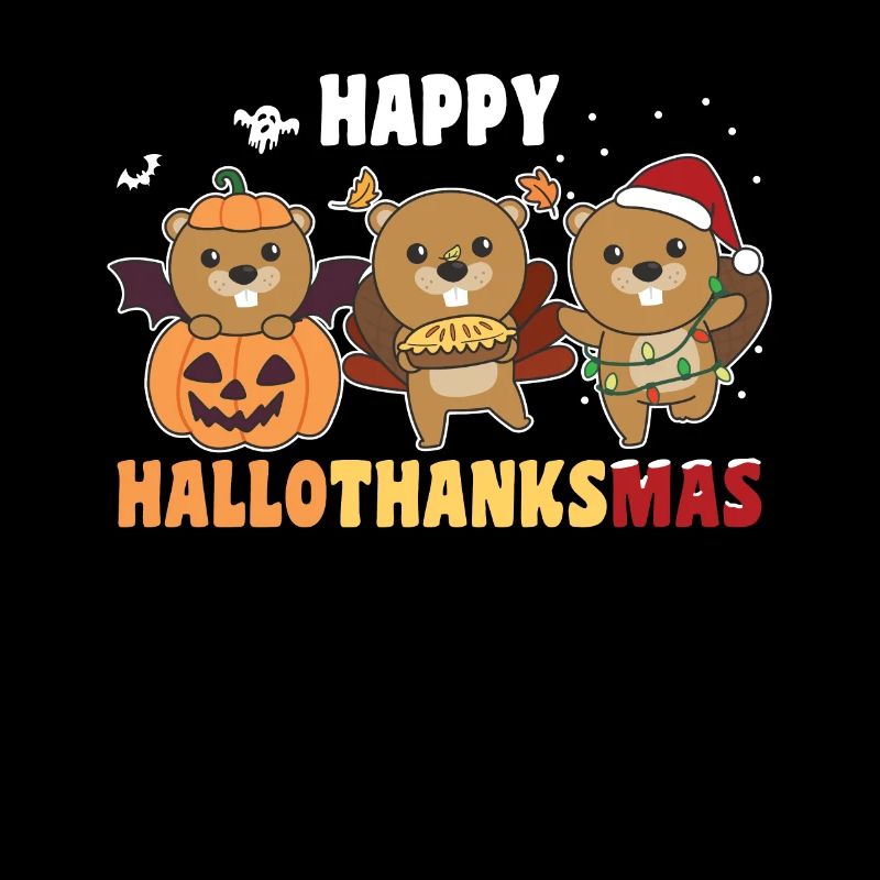 Happy Hallothanksmas Biber Weihnachts Biber