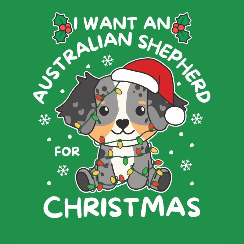 Ich will ein Australian Shepherd zu Weihnachten
