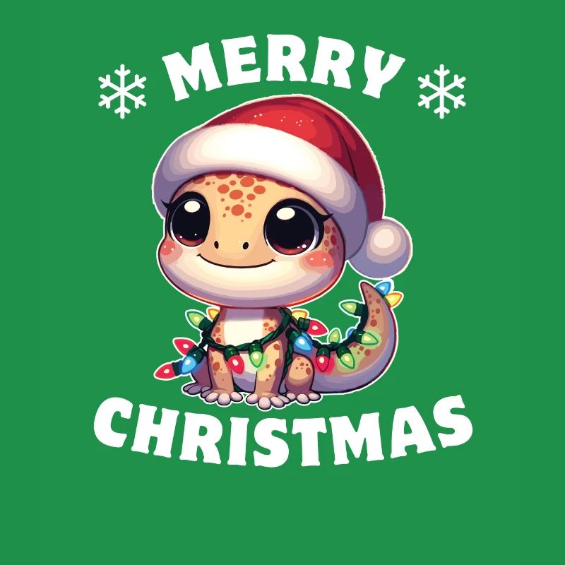 Fées de Noël Gecko léopard